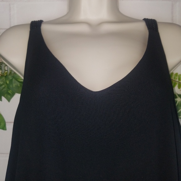 Next women's black sleeveless top size 14 - Picture 3 of 7